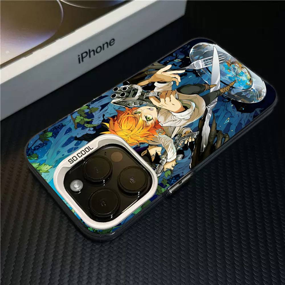 Чехол для телефона The Promised Neverland для iPhone 17 16 15 14 13 Pro Max Plus Матовый Цветная Задняя Крышка