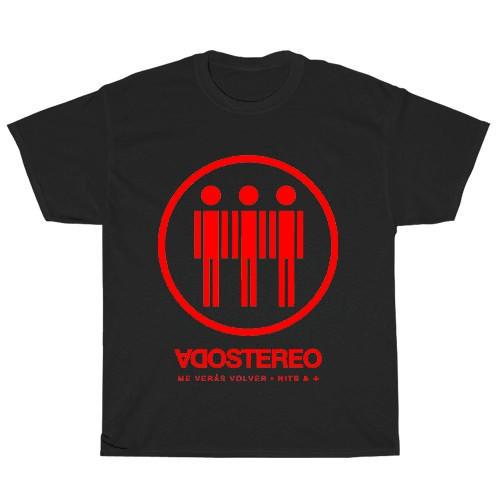 Soda Stereo Logo American Men#039;s TShirt Funny Size S to 5XL Unisex T-Shirt
