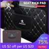 2026 Hot Car Sticker New PU Leather Car Anti-Kick Mats Car Seat Back Protector Cover For Peugeot 206 208 306 307 308 407 408 508
