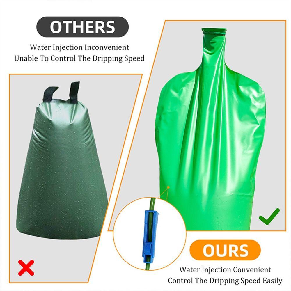 Оборудование для капельного орошения деревьев Eva Мешок для многоразового использования Экономьте воду Капающие мешки для улицы с медленным высвобождением Удобные для хранения