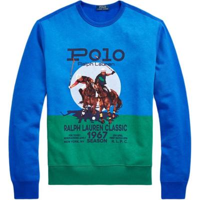 Polo FW25 Толстовка с длинным рукавом из флиса с принтом поло для мужчин MNPOKNI16821170-999