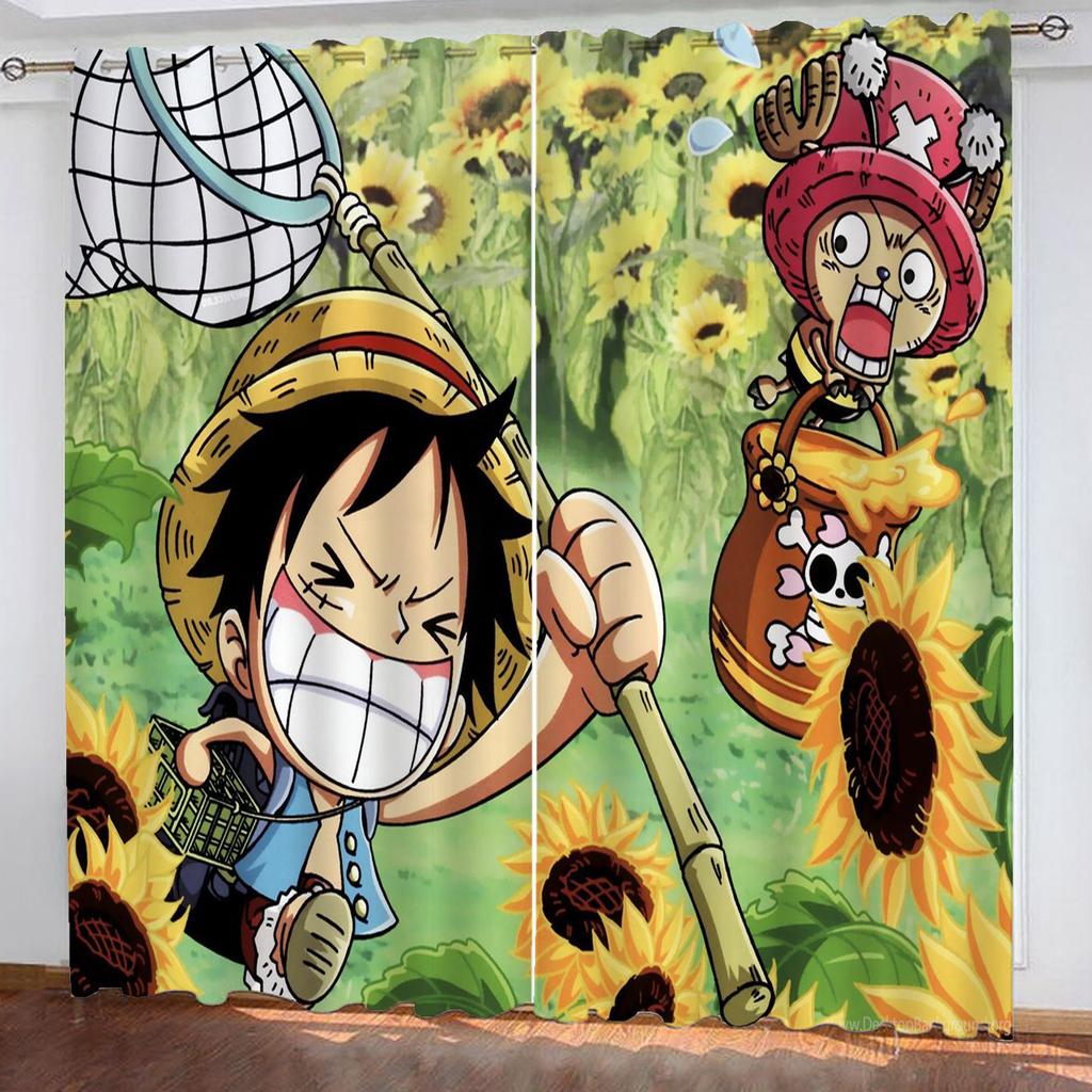 One Piece рождественские подарки комиксы печатные домашний декор гостиная спальня шторы для затемнения кухонные принадлежности