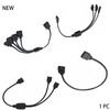 Line Bar Extension Cord 3528 5050 Plug LED Splitter Connector Cable Wire Aadapter 4Pin RGB