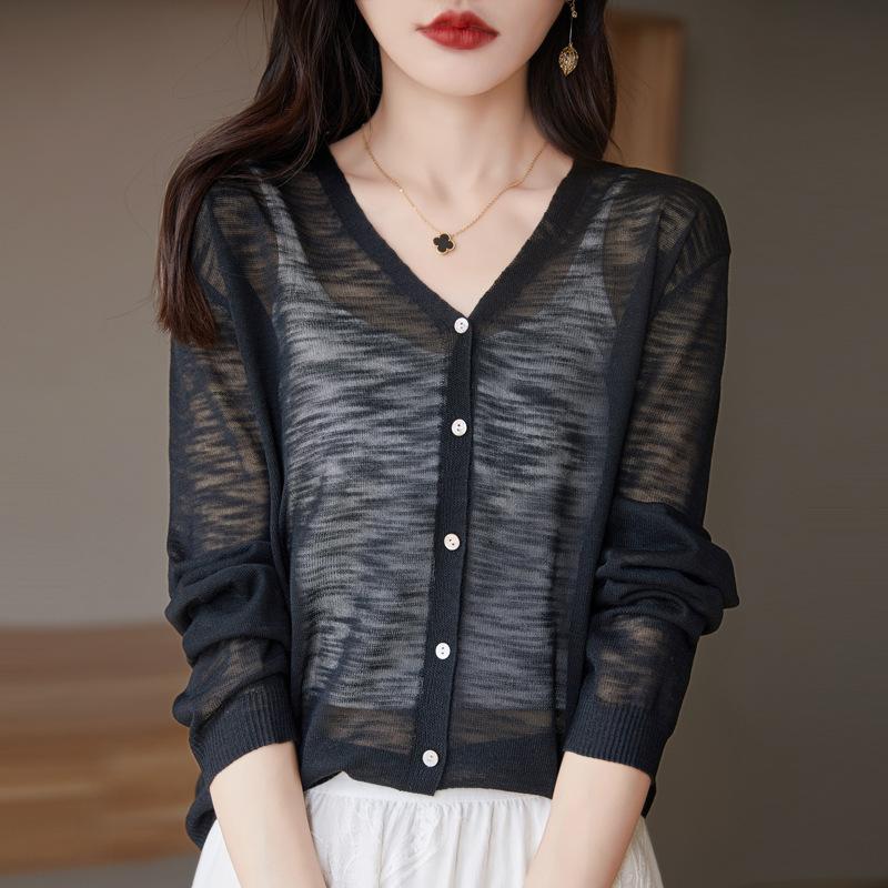 Стильный летний вязаный кардиган с превосходной защитой от солнца на любой случай