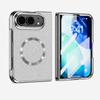 Luxury Glitter Magnetic For Magsafe Case For iPhone Ultra Fold 5G  Wireless Charging Hinge Protective Cover