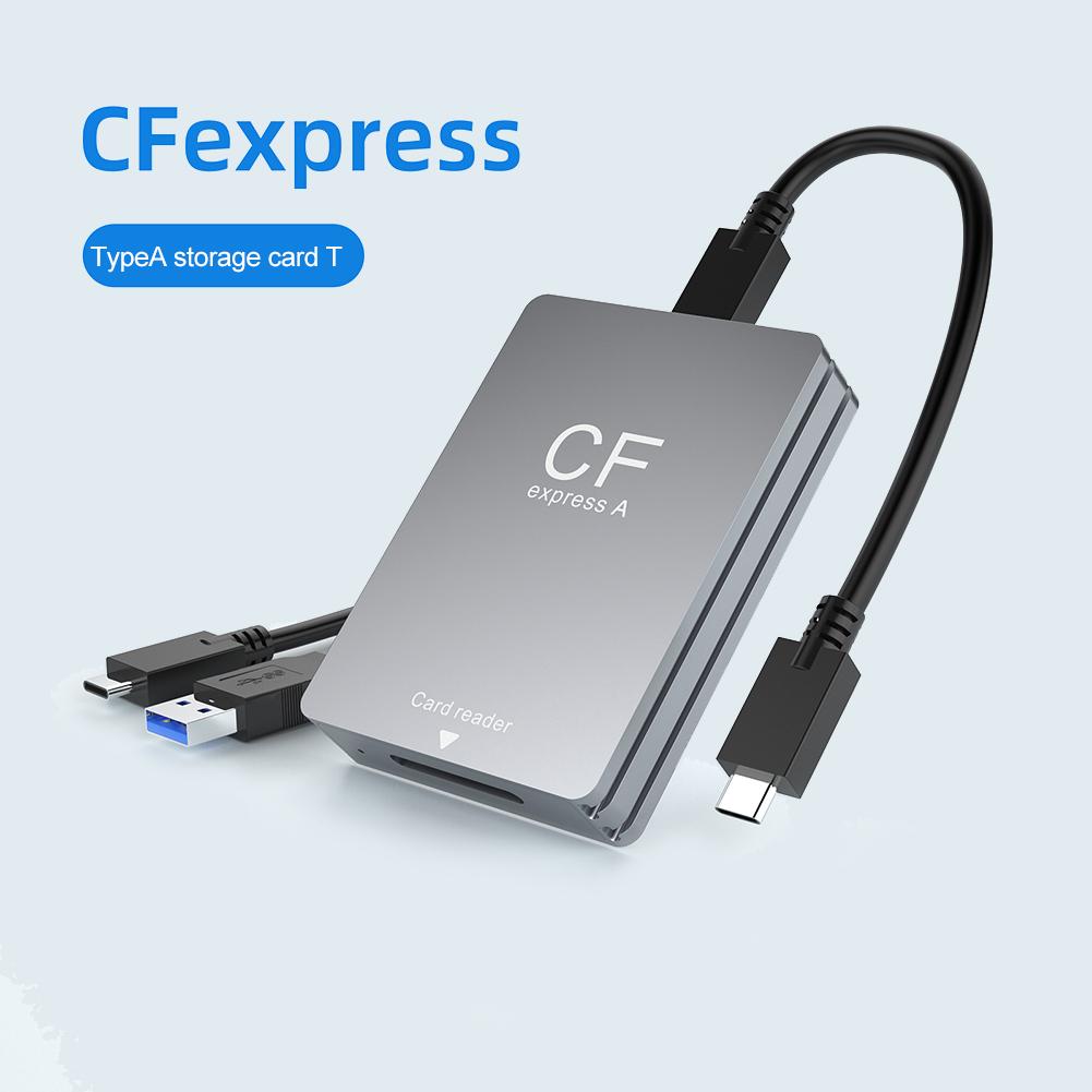 Картридер 2 в 1 CFexpress Type A B SD, CF Express-ридер с кабелем USB C, адаптер для карт памяти для Android/Windows/OS для зеркальных камер