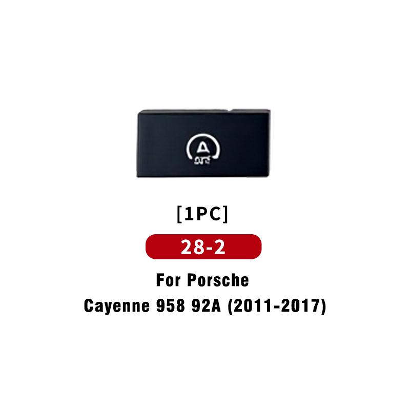 Многофункциональные кнопки кондиционера AC для Porsche Cayenne 958 Macan 95B Кнопки функций центрального управления салоном автомобиля