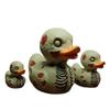 Gothic Halloween Zombie Duck Resin Ornament for Home Decor