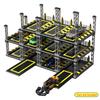 Building Blocks Parking Lot Assembly Toy, DIY Car Garage Display Stand Model Kit for Kids Adults Gift Collection