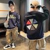 Boys' Trendy Long-Sleeve Sweatshirt - Autumn & Spring 2025 Collection