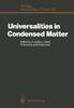 Книга Universalities In Condensed Matter : Proceedings of the Workshop, Les Houches, France, March 15-25,1988 : 32