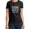 Ladies Chasing Toddlers Is My Cardio T Shirt Funny Christmas Mom Life
