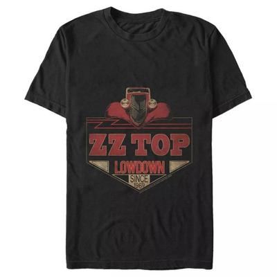 ZZ Top Хлопковая футболка унисекс для взрослых с низкой посадкой
