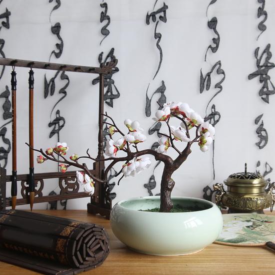 Искусственный цветок сливы, поддельный цветок, реквизит для фото, свадебный декор для дома, офиса, магазина