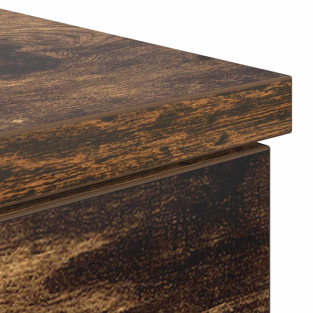 Smoked Oak Desk 86 x 49 x 76 cm Engineered Wood