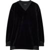 Y-3 Velvet Crew Casual Solid Pullover Sweatshirt Unisex Sweatshirt Black IL2146