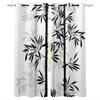Chinese Chic Bamboo Oriental Nature Wood Window Curtains for KidsBedroom Living Room Bathroom Kicthen Door Hall Cupboard 2pieces