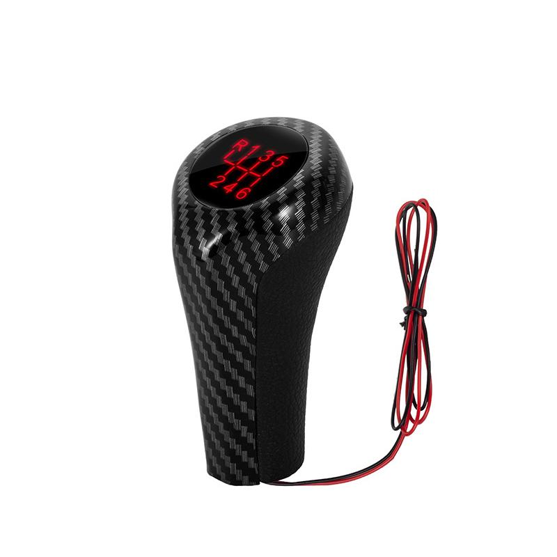 5/6 ступенчатая механическая светодиодная ручка переключения передач кожаная ручка рычага переключения передач для BMW X1 X3 X5 E90 E91 E92 E93 E30 E36 E46 F30