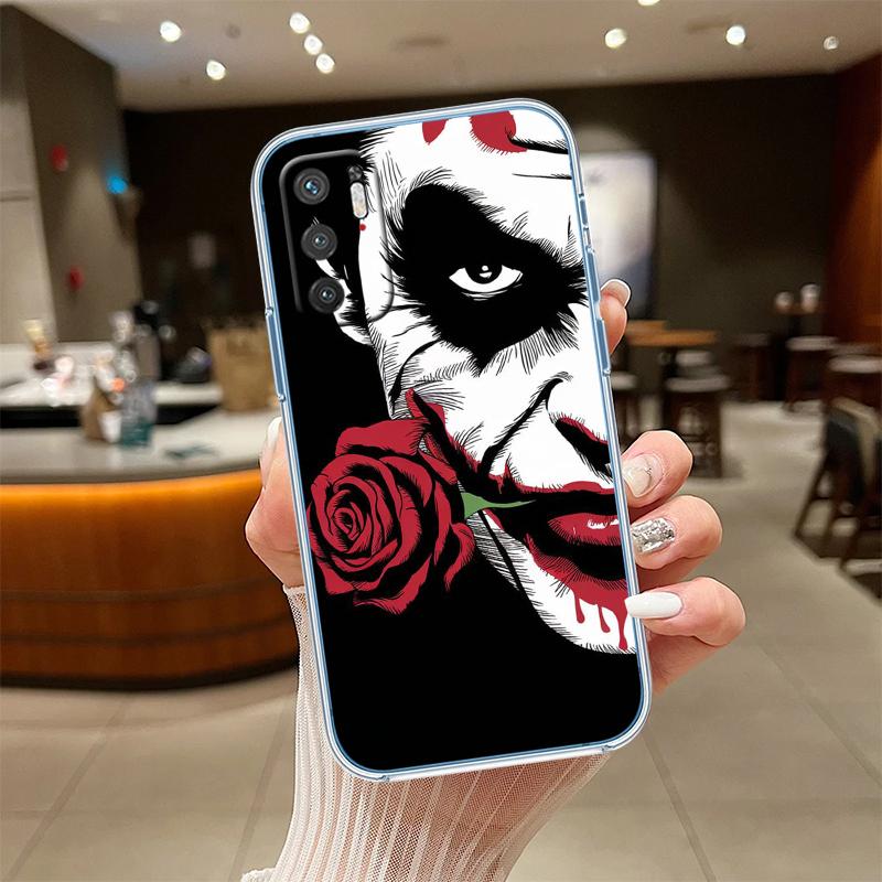 RE40 Joker Transparent Phone Case for Motorola Moto G10 G20 G30 G31 G32 G34 G35 G41 G42 G50 G51 G52 G55 G60 G60S G62 G71 G72 G75