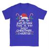 Funny Due to Inflation Ugly Christmas Sweaters TShirt Summer  100 Cotton T Shirts For Man Hipster Casual Tee Shirt Top Tees