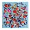 90*90cm Luxury Brand Women Silk Scarfs Van Gogh Painting Square Scarves Spring Summer Shawls For Ladies