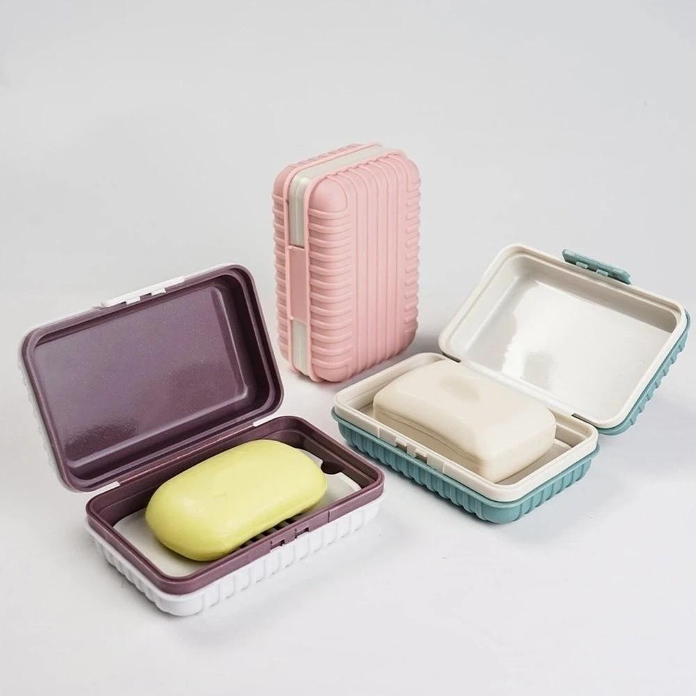 Thickened Travel Soap Dish Waterproof Soap Case Portable Plastic Soap Box  Dormitory