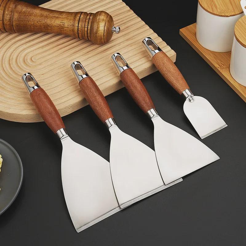 Stainless Steel Teppanyaki Spatula for Steak, Pizza, and Pancakes
