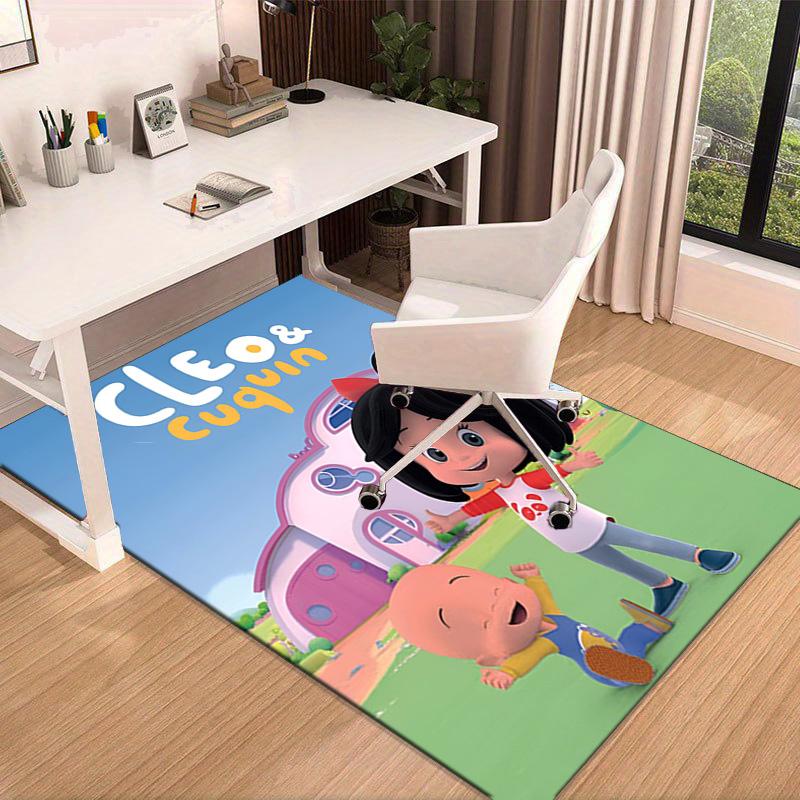 Cleo And Cuquin Area Rug Office rug, Chair Rug, Decor Carpet Livingroom bedroom Mat, Large Size Fan gifts Christmas gifts