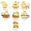 ЛУЧШАЯ ИГРУШКА Персонажи Sanrio Pompompurin Серия Парк развлечений Гашапон Фигурка-сюрприз Мягкий винил ПВХ Подарок на день рождения Персонаж Pompompurin
