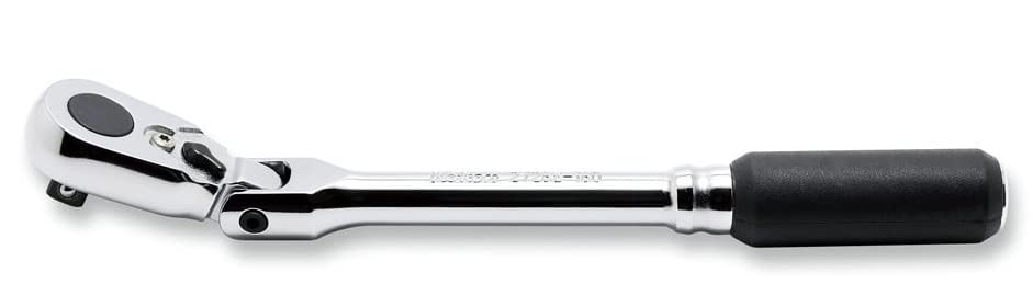 Kohken Swivel Ratchet Handle Total Length 160mm Z-EAL 2726Z-160(G72) 1/4" (6.35mm) SQ. (Long),