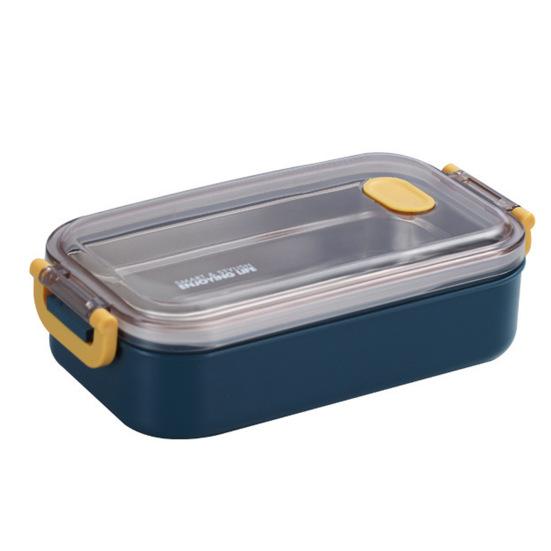 Ланч-бокс 800 мл/1600 мл, термостойкий, удобный для переноски, большой емкости, герметичный, из нержавеющей стали, для офиса