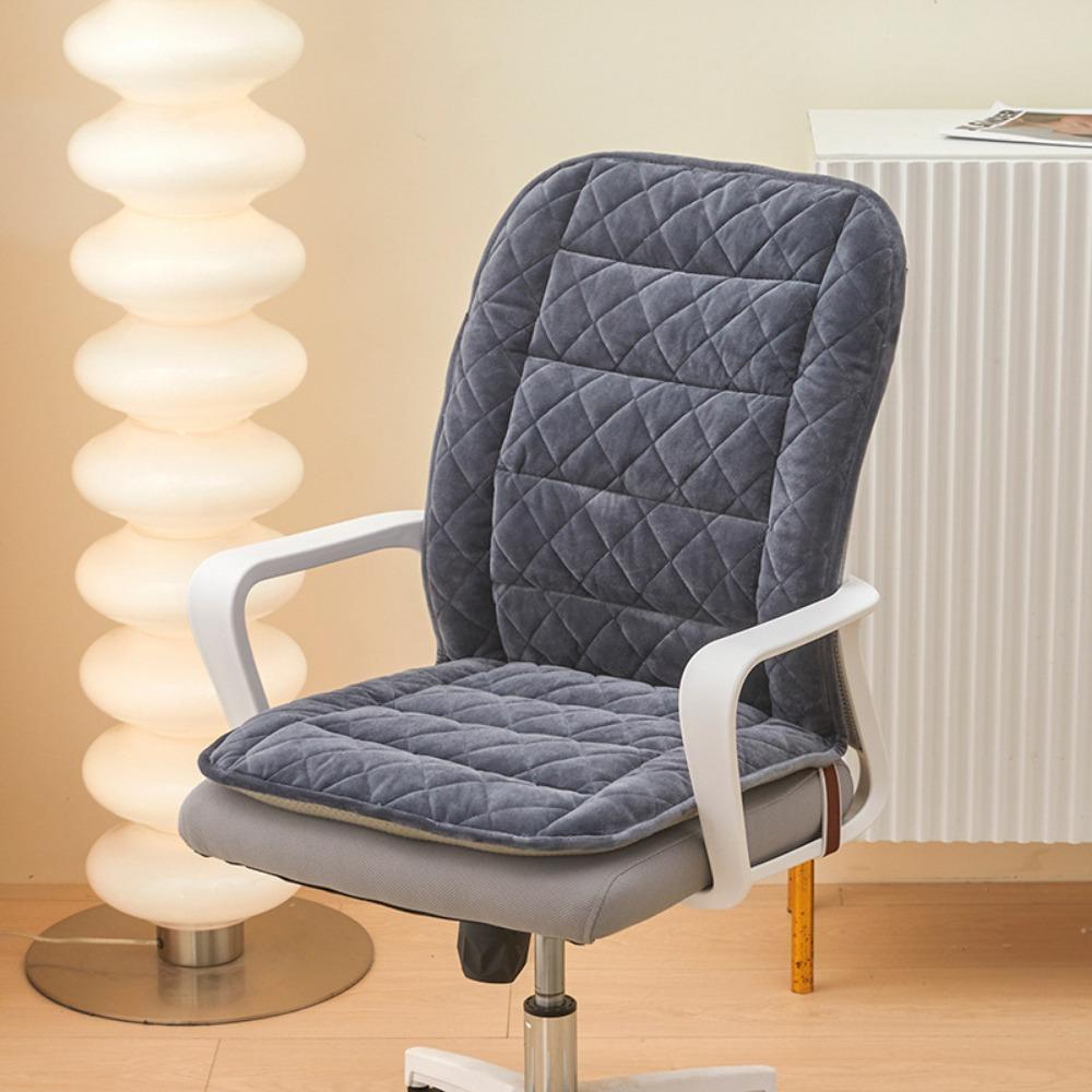 Winter Electric Heating Cushion USB Integrated Office Chair Cushion Heating Pad Backrest  Seat Mat