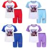 Kpop Demon Hunters Children Summer Shorts And T Shirt Set With Cotton Fabric For Active Kids