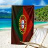 Beach Towel with Portugal Football team Pattern - soft,absorbent,machine washable Lightweight&Modern,swimming,Travel Essentials
