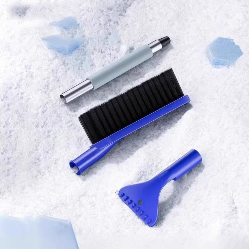 2 in 1 Car Snow Shovel Detachable Car Snow Brush Portable Car Ice Scrape