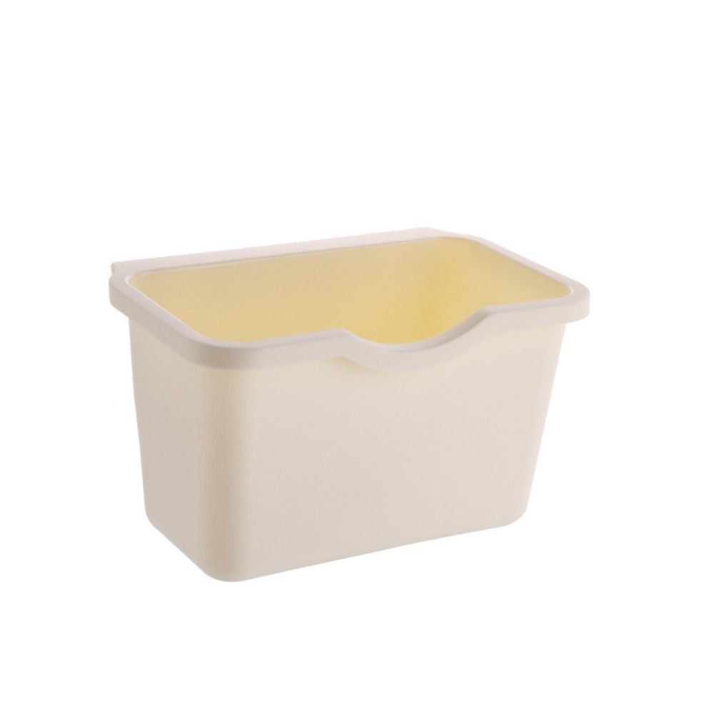 Plastic Basket Hanging 6Colors Waste Bin Portable Trash Can  Desktop