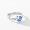 Tancise Classic 925 Sterling Silver  Zircon Ring Ladies Jewelry Wedding Promise Party Gift