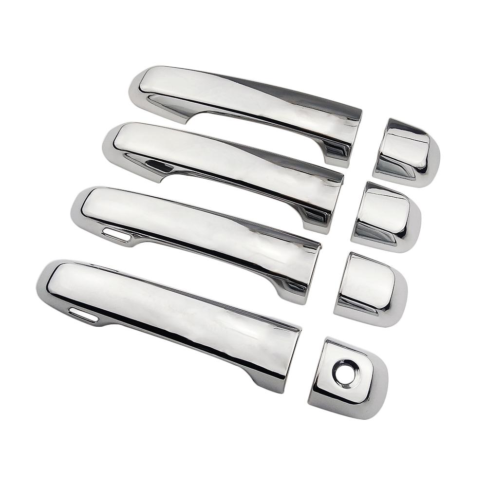Внешние детали для Toyota 4Runner 4 Runner 2010 2024 хромированная накладка на дверную ручку автомобиля, защитная наклейка, аксессуары для укладки