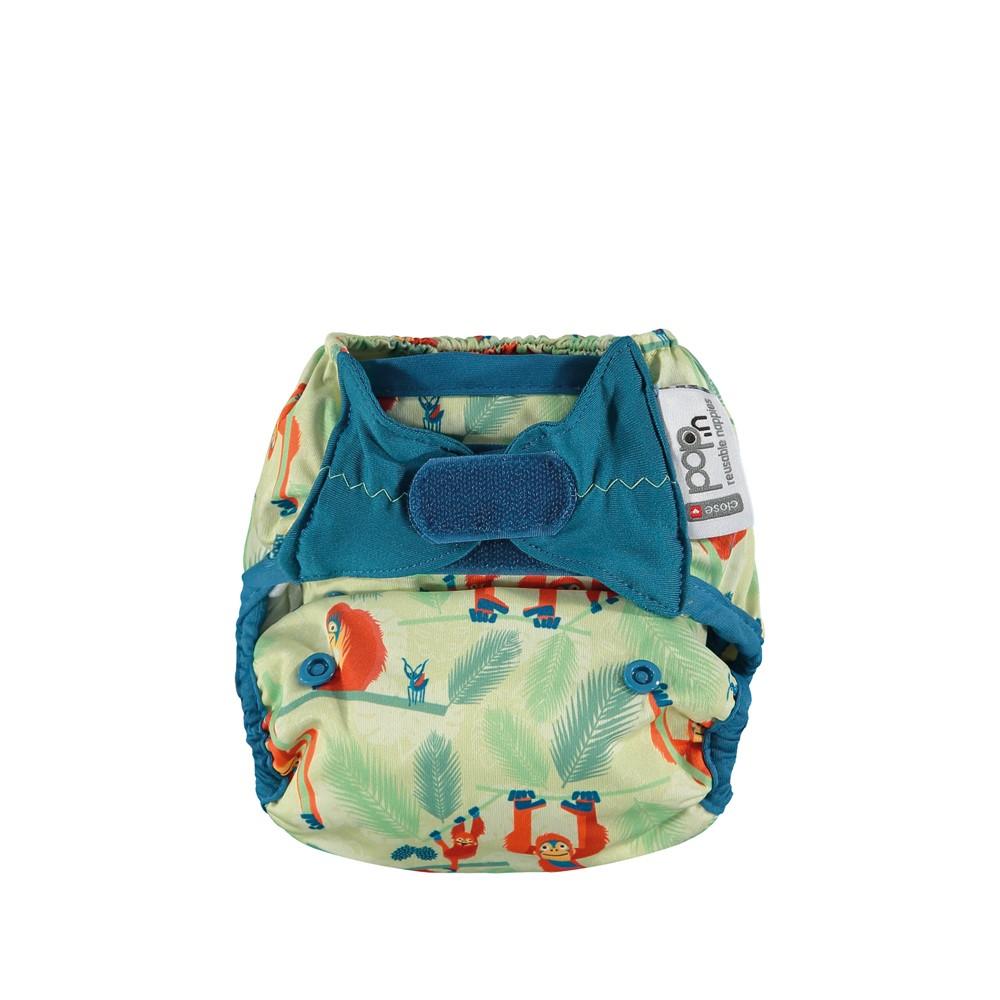 Close, Waterproof, Safe Eco-Swaddle for Babies with Velcro, Orangutan
