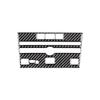 Carbon Fiber Console Panel Seat Heating Audio Panel Cover Trim Fit for Infiniti Q50 Q60 2014-2019 Auto Accessories Sticker