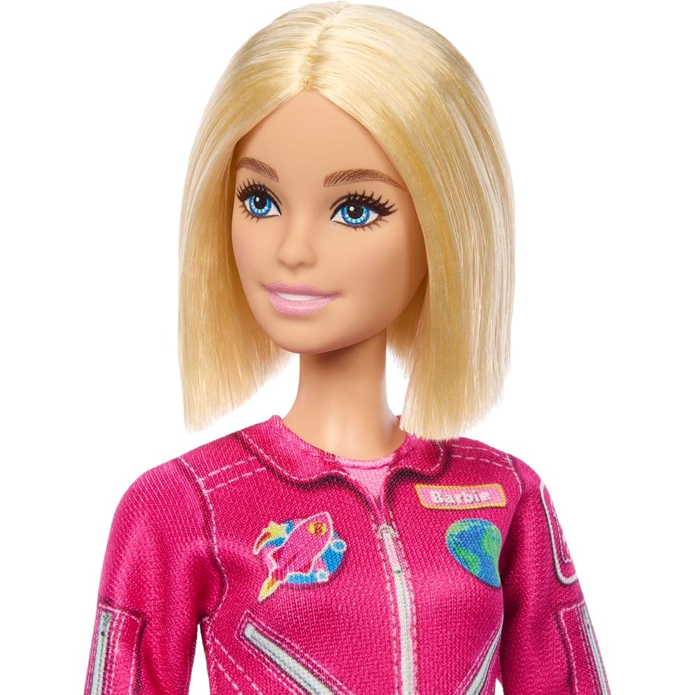 Игровой набор Barbie Космический пилот с аксессуарами для ролевой игры, для детей от 3 лет, розовый JKF77