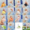 Starfish Seahorses Crabs Plush Keychain With Pressing Will Produce Sound Design