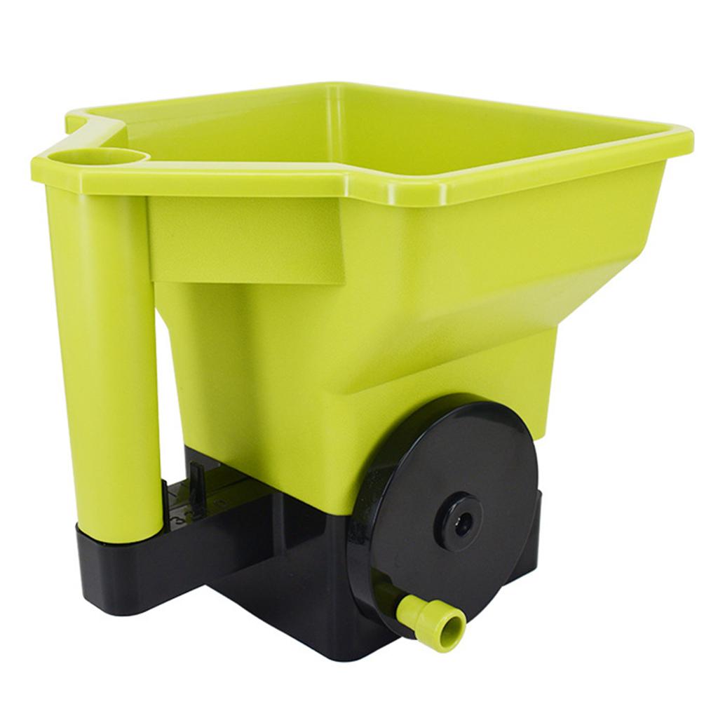 Multi-Purpose Rotary Spreader with Adjustable Crank Handheld Grass Seed Spreader for Grass Seed Fertilizer Salt