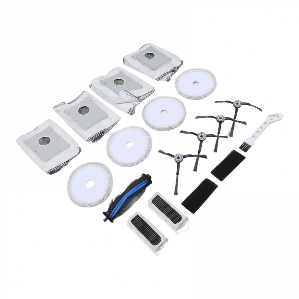 Main Side Brush Kit Vacuum Brush Kit Mop Cloth Included Replacement Parts
