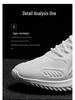 Летние дышащие кроссовки Flyknit - Унисекс, Большой размер, Легкие, Толстая подошва