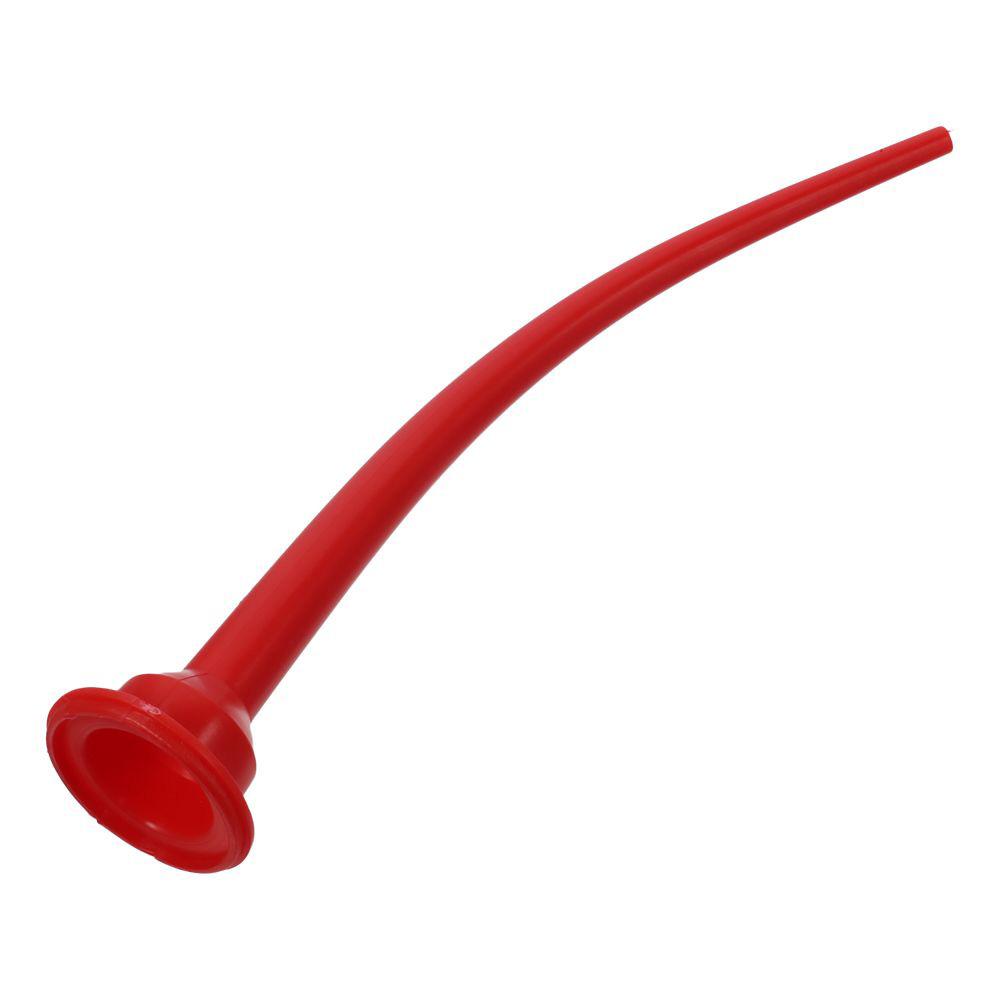 Red Long Sausage Nozzle Glass Cement Structural Adhesive Nozzle  For Sausage Caulking