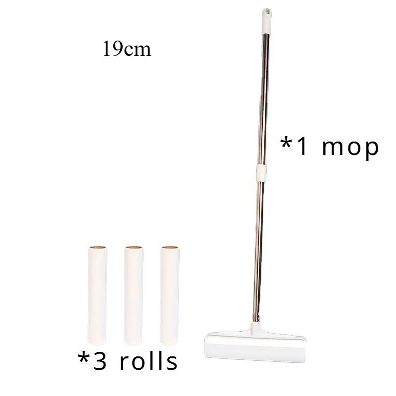 Retractable Hair Brush for Clothing, Household Floor Cleaning Tool for Cat Hair, Pet Hair Removal Roller, Sofa Carpet Dust Roller, Cleaning Tool