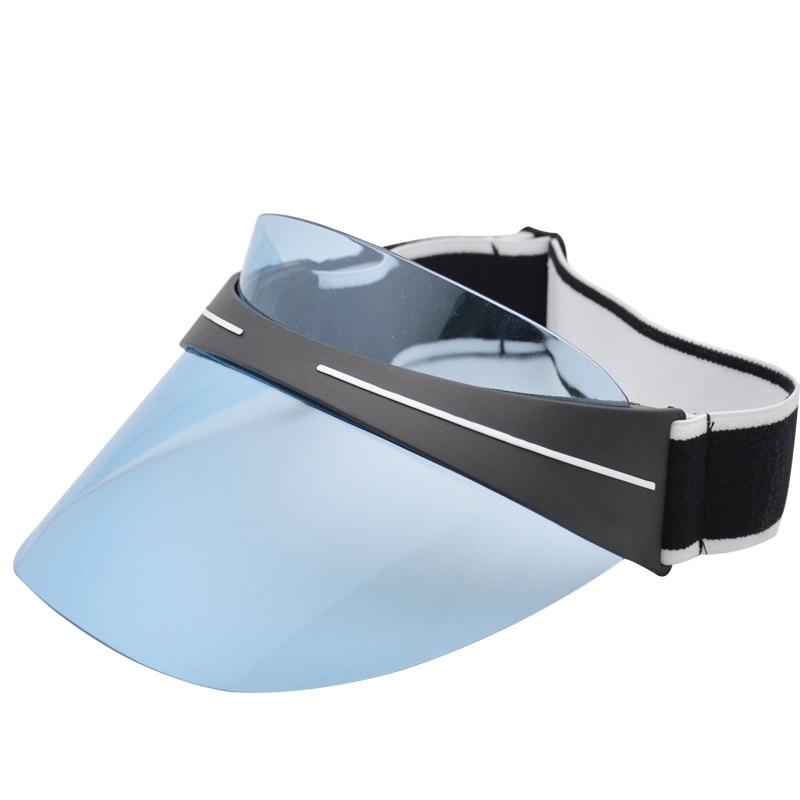 Summer trendy sun hat with sun protection lenses, large brim, outdoor breathable baseball cap, direct supply