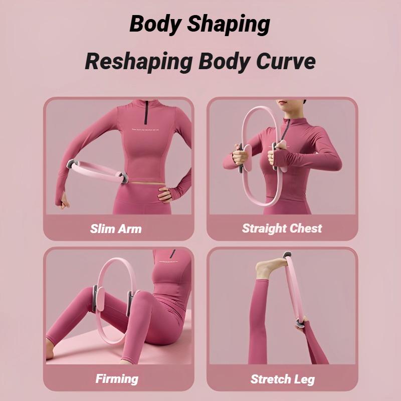 Yoga Fitness Ring Circle Pilates Women Girl Exercise Home Resistance Elasticity Workout Pelvic Floor Muscle Postpartum Training