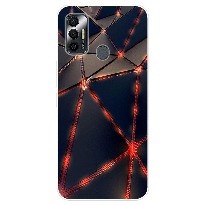 Чехол для Tecno Spark 7, мягкий силиконовый чехол для Tecno Spark 5, окрашенная задняя крышка из ТПУ